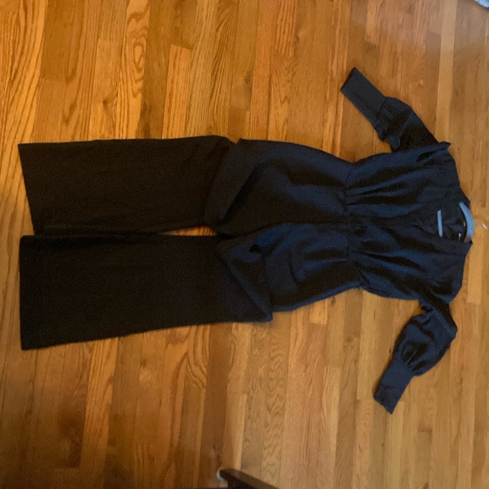 BOSTON PROPER SHEER SLEEVES JUMPSUIT SIZE 2